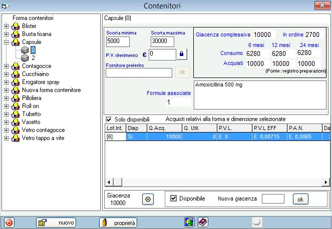H2O professional - software di gestione del laboratorio galenico di farmacia - p1
