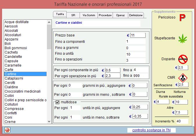 H2O professional - software di gestione del laboratorio galenico di farmacia - p3